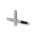 PARKER Pióro wieczne Parker Sonnet Medium Nib Stainless Steel Palladium Finish Trim Gift Boxed