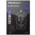 Qoltec QOLTEC TESTER AKUMULATORA Z WYŚWIETLACZEM LCD |12V | 24V | 3AH-200AH