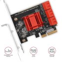 AXAGON AXAGON PCES-SA6 Kontroler PCIe 6x wewn.