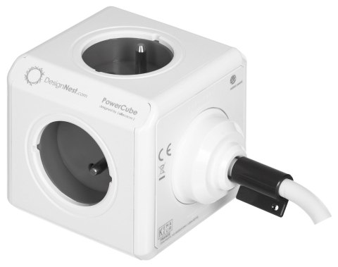 Allocacoc Przedłużacz allocacoc PowerCube Extended 2300GY/FREXPC (1,5m; kolor szary)