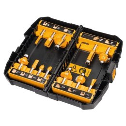 DeWalt DeWalt Zestaw profesjonalnych frezów do drewna 8mm 12szt. DT90016