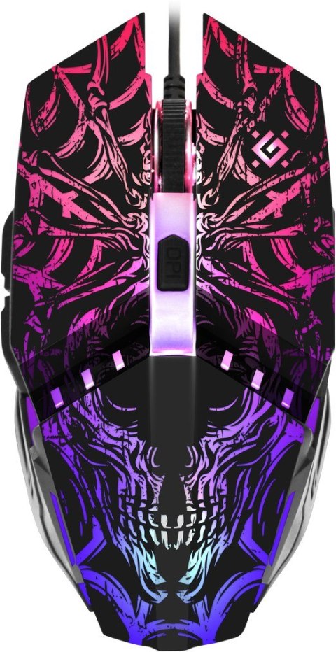 Defender DEFENDER MYSZ PRZEWODOWA PROTOTYPE GM-670L OPTIC 800/1200/1600/2400 DPI 6P 52670