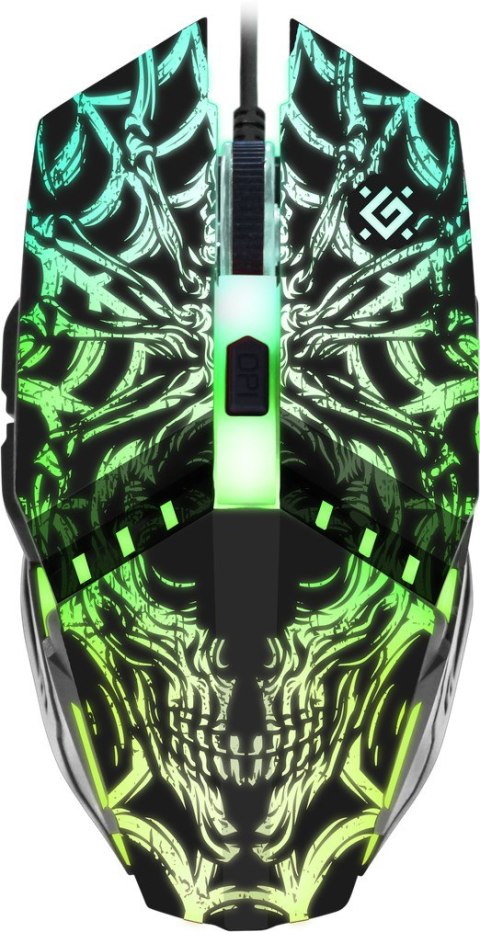 Defender DEFENDER MYSZ PRZEWODOWA PROTOTYPE GM-670L OPTIC 800/1200/1600/2400 DPI 6P 52670