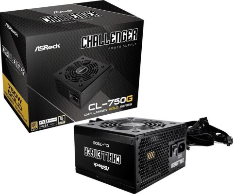 Asrock Zasilacz ASRock CHALLENGER 750W 80 Plus Gold