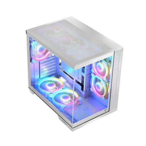 MODECOM MODECOM OBUDOWA VOLCNO PANORAMA APEX ARGB 7F MIDI WHITE