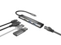 NATEC NATEC MULTIPORT FOWLER GO USB-C -> HUB USB, HDMI