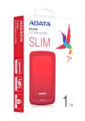 ADATA Dysk zewnętrzny HDD ADATA HV300 (1TB; 2.5"; USB 3.2; czerwony)