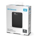 WD Dysk zewnętrzny HDD WD Elements (1TB; 2.5"; USB 3.0; Czarny; WDBUZG0010BBK-WESN)