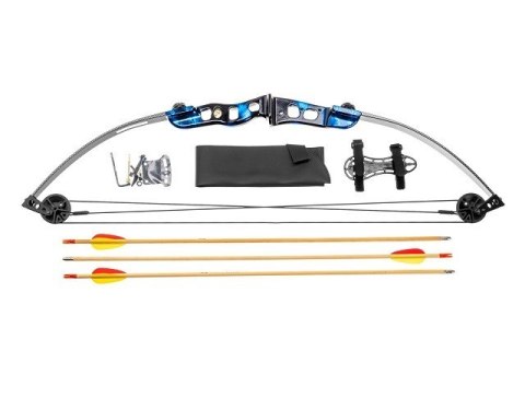 POE LANG Łuk bloczkowy Poe Lang EK Firestar 25 lbs carbon blue