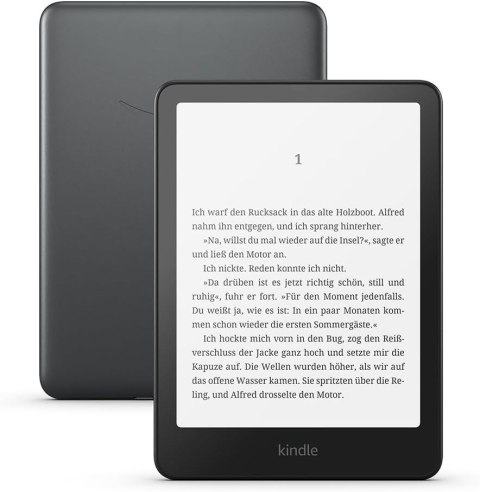 KINDLE Amazon Kindle Paperwhite Signature Edition czytnik e-booków Ekran dotykowy 32 GB Wi-Fi Czarny, Metaliczny