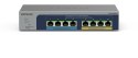 NETGEAR NETGEAR 8-port Ultra60 PoE++ Multi-Gigabit (2.5G) Ethernet Plus Switch Zarządzany L2/L3 2.5G Ethernet (100/1000/2500) Obsługa Po