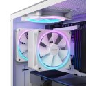 NZXT NZXT T120 RGB Procesor Chłodnica powietrza 12 cm Biały 1 szt.