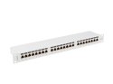 Lanberg LANBERG PATCH PANEL 24 PORT 1U 19" KAT.6A FTP SZARY PPSA-1024-S