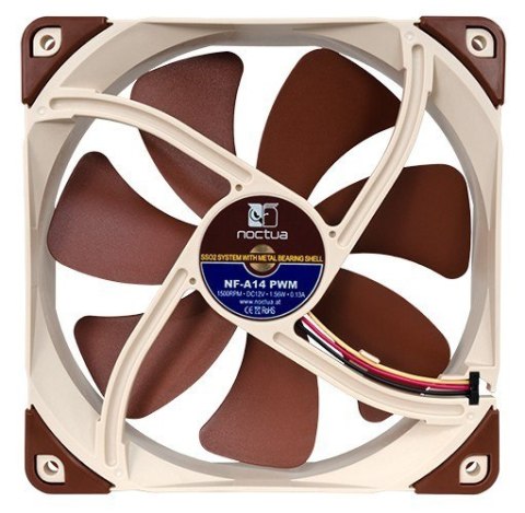 Noctua Wentylator NOCTUA 140mm NF-A14 PWM SSO2, AAO Frame