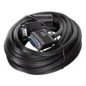 Kabel GEMBIRD CC-PPVGA-5M-B (D-Sub (VGA) M - D-Sub (VGA) M; 5m; kolor czarny)