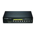 D-Link D-Link DGS-1008P/E łącza sieciowe Nie zarządzany L2 Obsługa PoE Czarny