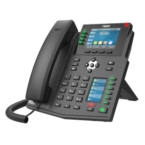 Fanvil Fanvil X5U telefon VoIP Czarny 16 linii LCD Wi-Fi