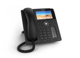 No name Snom D785 Customized, Schwarz telefon VoIP Czarny 12 linii TFT