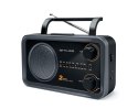 Muse Przenośne Radio Muse M-06DS, Szary (Wejście AUX, 2 pasmowe)