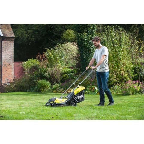 RYOBI Ryobi OLM1833B kosiarka Kosiarka do trawnika typu push Bateria Czarny, Zielony