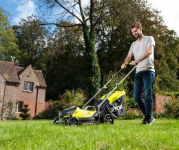 RYOBI Ryobi RLM18X33B40 kosiarka Kosiarka do trawnika typu push Bateria Czarny, Zielony