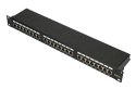 Extralink Patch panel Extralink EX.9830 (1U; kat. 5e; 24xRJ-45)