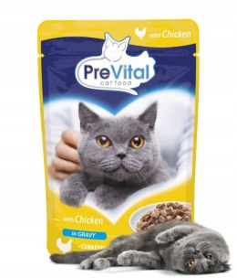 PREVITAL PREVITAL kurczak w galaretce dla kotów 100g