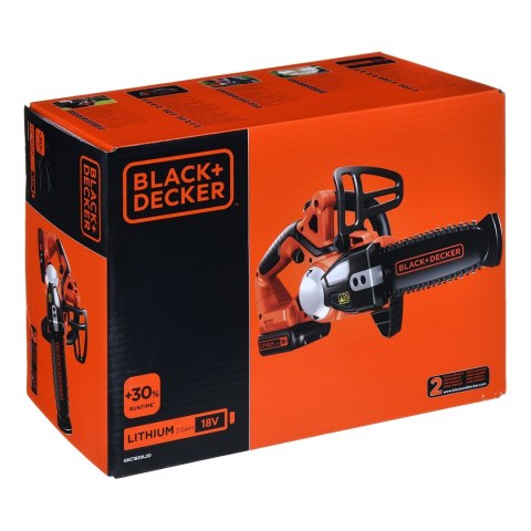 BLACK+DECKER Piła łańcuchowa aku. 18V 2,0Ah BLACK+DECKER