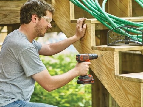 BLACK+DECKER Wiertarko-wkrętarka 18V CDC18BAFC-QW BLACK+DECKER