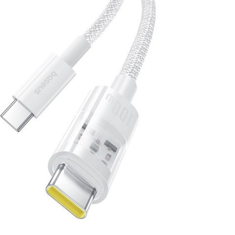 Baseus Kabel Baseus Gem Typ C-Typ C 100W 1m (biały)