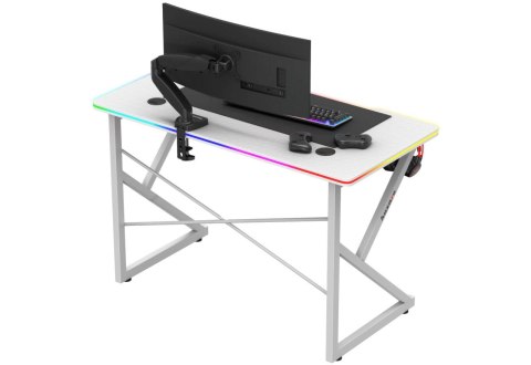 Huzaro Biurko gamingowe Huzaro Hero 1.7 RGB White