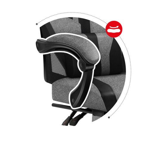 Huzaro Fotel gamingowy Huzaro Combat 5.0 Grey