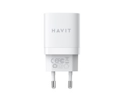HAVIT Ładowarka Havit USB-A+USB-C UC30 EU (biały)