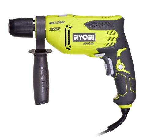 RYOBI Wiertarka udarowa Ryobi RPD800-K 800 W 3000 RPM uchwyt bezkluczykowy 1,8 kg
