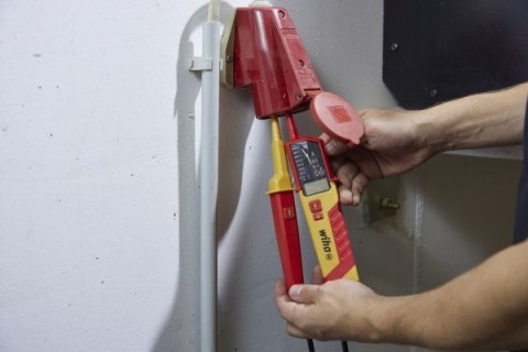 Wiha Wiha 45217 tester napięcia Czerwony, Żółty