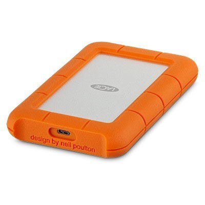 LACO LaCie Rugged USB-C zewnętrzny dysk twarde 4 TB 5400 RPM 2.5" USB Type-C 3.2 Gen 1 (3.1 Gen 1) Pomarańczowy, Srebrny