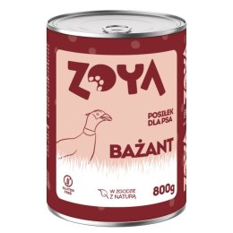 ZOYA ZOYA Bażant - puszka - Karma mokra dla psów - 800g