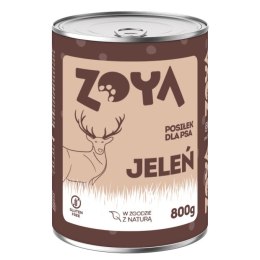 ZOYA ZOYA Jeleń - puszka - Karma mokra dla psów - 800g