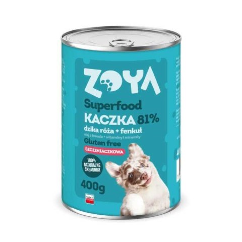 ZOYA ZOYA Kaczka PUPPY Superfood - Karma mokra dla psów - 400g