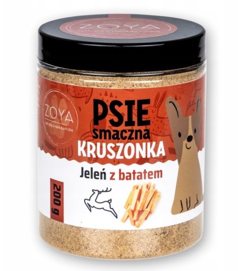 ZOYA ZOYA Kruszonka Jeleń - Przysmak dla psów - 200g