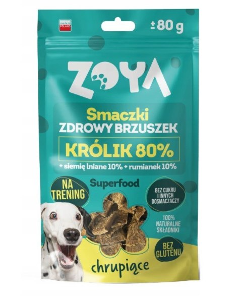 ZOYA ZOYA Smaczki - Zdrowy brzuszek - Przysmak dla psów - 80g