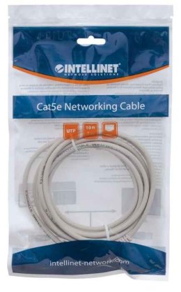 Intellinet INTELLINET PATCH CORD CAT5E UTP 3M SZARY 100% MIED