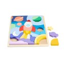 Fisher Price Fisher-Price HXY42 puzzle Rama puzzli 42 szt. Przestrzeń kosmiczna