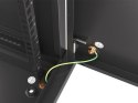 Lanberg LANBERG SZAFA WISZĄCA RACK 19" 12U 600X600 DRZWI METALOWE CZARNA (FLAT PACK) WF01-6612-00B