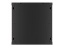 Lanberg LANBERG SZAFA WISZĄCA RACK 19" 12U 600X600 DRZWI METALOWE CZARNA (FLAT PACK) WF01-6612-00B