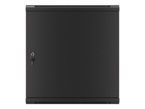 Lanberg LANBERG SZAFA WISZĄCA RACK 19" 12U 600X600 DRZWI METALOWE CZARNA (FLAT PACK) WF01-6612-00B