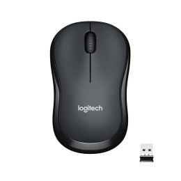 Logitech Mysz Logitech M220 Silent 910-004878 (optyczna; 1000 DPI; kolor czarny)