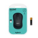 Logitech Mysz Logitech M220 Silent 910-004878 (optyczna; 1000 DPI; kolor czarny)