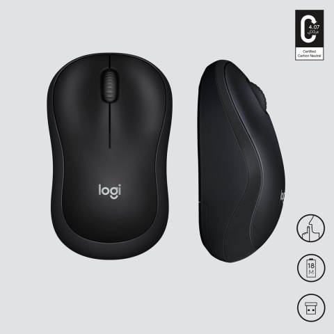 Logitech Mysz Logitech M220 Silent 910-004878 (optyczna; 1000 DPI; kolor czarny)
