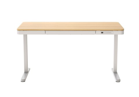 Activejet Biurko ACTIVEJET z elektryczną regulacją wysokości 140x70 ET119W-C biały/dąb